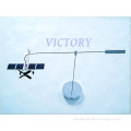 Eco-friendly Solar Airplane Toy on Pedestal, Solar Aircraft Toy